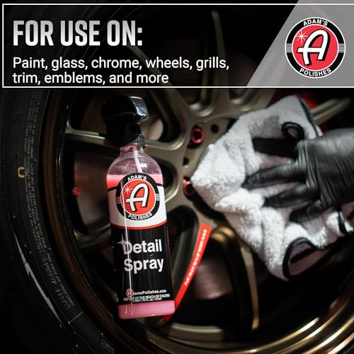 Adam's Detail Spray (2-Pack) - Quick Waterless Detailer Spray for Car Detailing, Washing, Polishing & Vehicle Claying - size: 16 fl. oz (2 Pack)