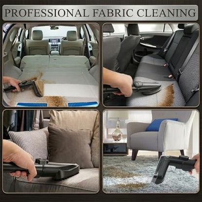 Carpet Spot Cleaner Machine, Mini Portable Upholstery & Couch Shampooer | 17KPa Suction, Deep Cleaning Compact Handheld Car Shampoo Machine for Sofa, Rug, Stairs & Pet Stains - color: Black