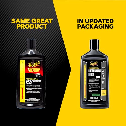Meguiar's M20508 Mirror Glaze Ultra Finishing Polish -8 Oz Bottle - size: 8 Oz, style: Finishing Polish