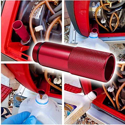 Sunluway for Honda EU1000i EU2000i Generator Complete Combo Kit Mess Free Oil Change Funnel & Magnetic Oil Dipstick Aluminum