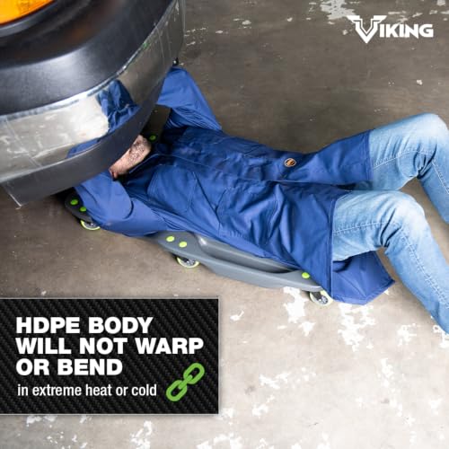 AFF Viking Mechanic's Creeper - Low Profile Ergonomic Design with Padded Headrest - Heavy Duty - style: 42" Mechanic