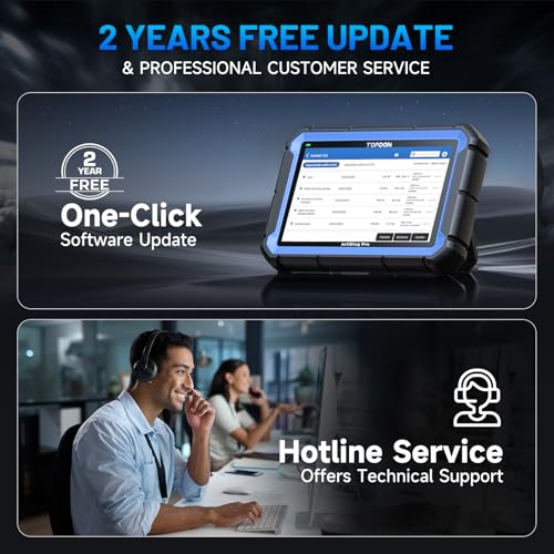 TOPDON ArtiDiag Pro OBD2 Scanner Diagnostic Tool, Bidirectional Scan Tool with ECU Coding, 35+ Services, V.A.G Guided, FCA SGW, Can FD DoIP/All System Diagnosis