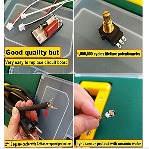 Hot Air Plastic Welder,1600W TPO Welder Kit With 4 Welding Nozzles,4 Pressure Seam Rollers, Professional Heat Gun for Vinyl PVC TPO & Shrink Wrapping, Essential Plastic Repair Welder Kit - size: 110V