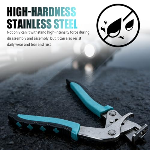 Car Clip Pliers,Multi-Functional Car Clip Remover Tool for Door Panel/Dashboard/Interior Trim,Professional Heavy Duty Panel Clips Removal Pliers as Disassembly Tools - color: Green