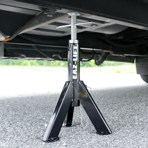 Camco Eaz-Lift Telescopic RV Jack, Set of 2 - Adjustable from 16-inches to 30-inches - Constructed of Durable Steel & Powder Coated - Features a 6,000 lb. Load Capacity - 48864 - style: Ships in Own Container
