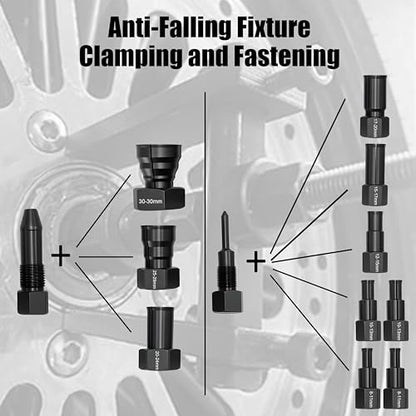 SGT Premium 14‑Piece Blind Hole Bearing Puller Set Internal Bearing Extractor Kit with Slide Hammer, Expandable Collets & Carry Case for Automotive Mechanical Repair Tools