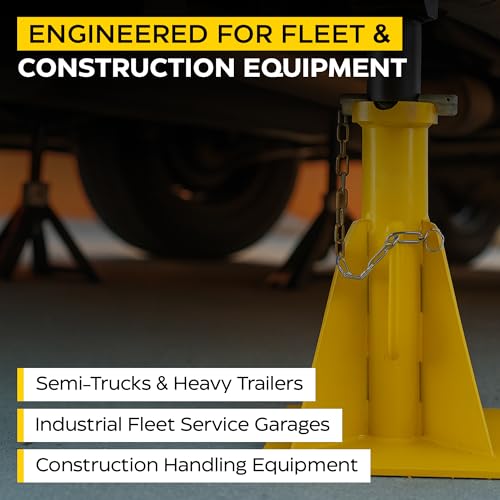 Esco 10804 Heavy Duty Tall 25 Ton Jack Stand