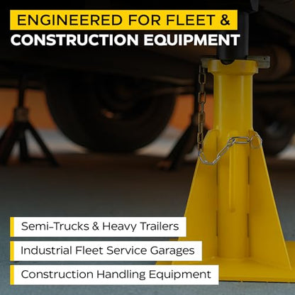 Esco 10804 Heavy Duty Tall 25 Ton Jack Stand