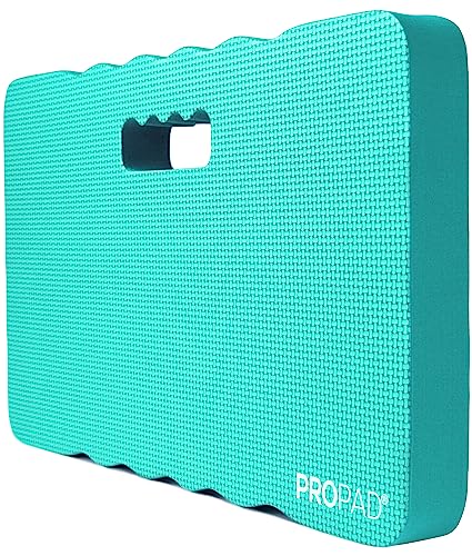 Thick Kneeling Pad, Garden Kneeler for Gardening, Bath Kneeler for Baby Bath, Kneeling Mat for Exercise & Yoga, Knee Pad for Work, Floor Foam Pad, Extra Large (XL) 18 x 11 x 1.5 Inches, Turquoise - color: Turquoise