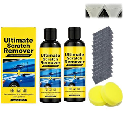 Car Scratch Remover for Vehicles,Car Scratch Removal Wax,Quick Fix Removal Paste,Car Cloth Scratchs Removers,All Paint Colors Polishing Kit(2 Set)