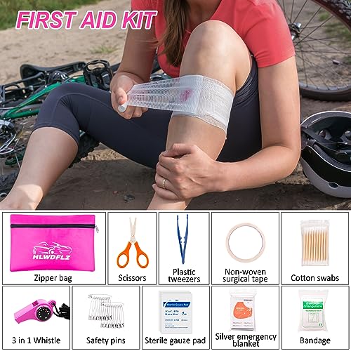 Car Emergency Kit with Portable Air Compressor - Roadside Emergency Kit for Vehicles, Winter Car Safety Roadside Assist Kit, Emergency Car Kit for Teen Girl and Ladies M-75 - size: 75pcs