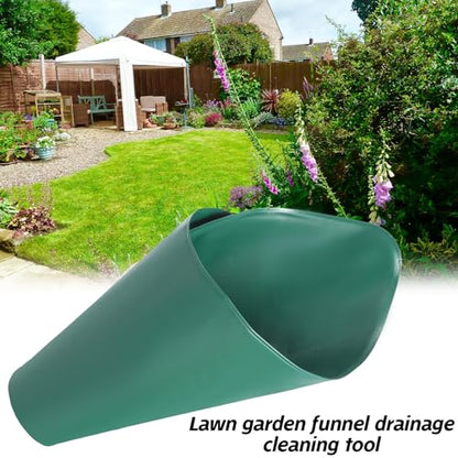 Oil Funnel Flexible Funnels for Automotive Use Reused Foldable Multi-Purpose Use Oil Change Draining Tool Spill-Free Guide Tool Draining for Trucks Motorcycles, 14.5× 6.7 × 0.03 inches