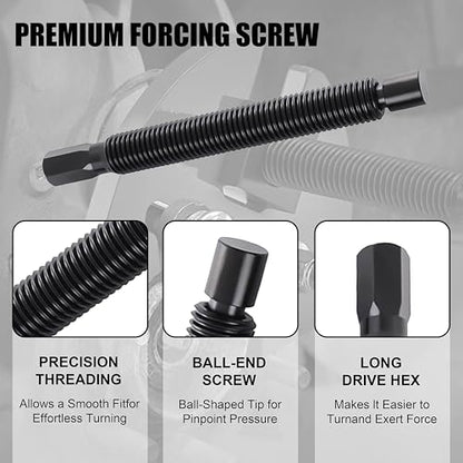 SGT 40100 Hub Remover Set,Wheel Bearing Hub Remover Tool Set Compatible with 5 6 8 Lug Hub Assemblies on Cars and Trucks,Wheel Hub Removal Tool with Gloves