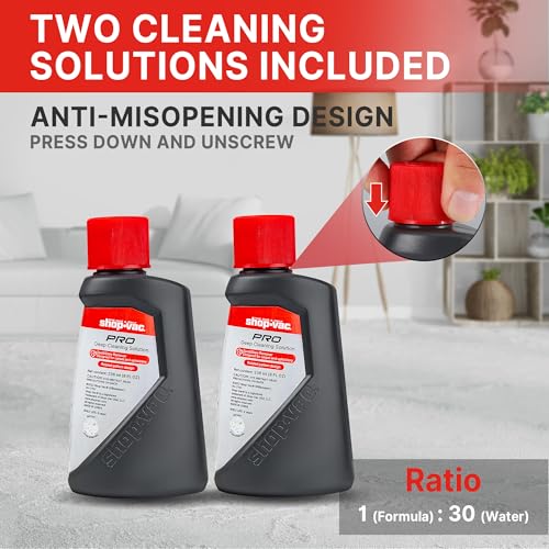 Shop-Vac Portable Carpet & Upholstery Spot Cleaner Machine, 5430094 | Powerful Spot Cleaner with 2 Cleaner Solutions, Lightweight, for Pet Stains, Sofa, Rug, Mattress, Curtain and Car Seats