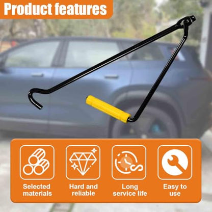 Car Scissor Jack Handle, Extended Steel Car Wheel Lug Wrench, Labor-Saving Automotive Tire Lift Replacement Tool, Jacks Lifting Accessories for Trailer SUV, Sedan, Truck Repair (Extended) - size: Extended
