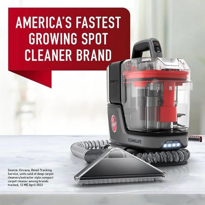 Hoover ONEPWR CleanSlate Cordless Portable Carpet + Upholstery Spot Cleaner Machine, Powerful Suction, Versatile Tools, Car and Auto Detailer, Pair with Hoover Spot & Upholstery Cleaner Solution - style: CleanSlate Cordless