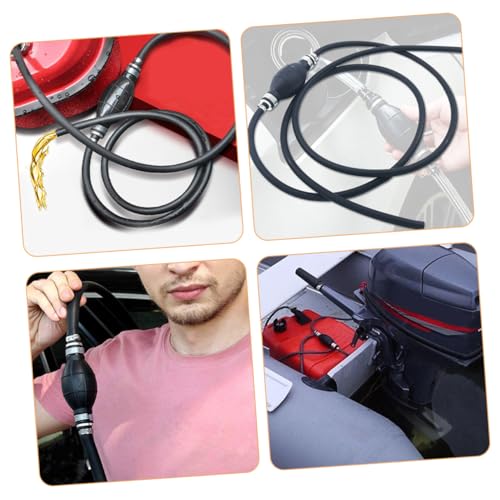 Healifty Transfer Siphon Pump Kit Durable Hand Pump with Hose Efficient Liquid Transfer for Automotive Use Nbr Rubber Construction