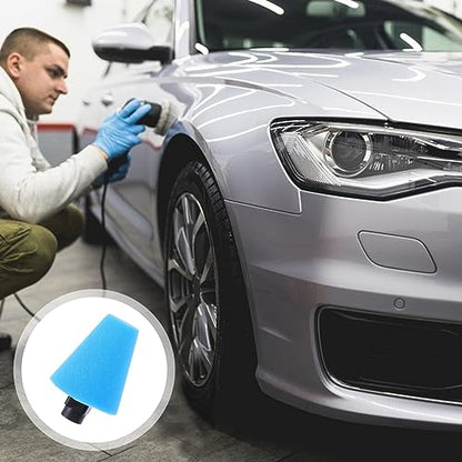 ULTECHNOVO Car Sponge Brush Automotive Wheels Metal Car Cleaning Rim Brush Washing Sponge Tool Metal Polishing Kit Cleaning Tool Washing Pp 1pc