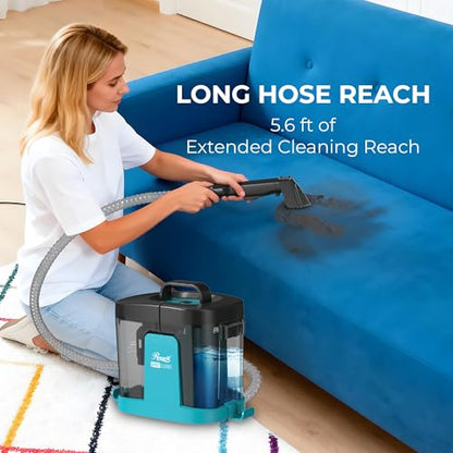 Rosewill Multi-Purpose Portable Carpet and Upholstery Cleaner, Powerful Suction 17 KPa Spot Cleaner, 550W Motor, Car and Auto Detailer, Stain/Spot Remover; Versatile Use: Carpet, Sofa, Pet Hair - color: Teal