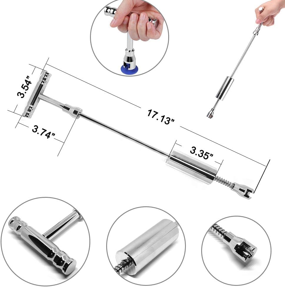 Car Dent Puller - Auto Body Dent Repair Tool, Dent Repair kit with Slide Hammer T bar Dent Puller for Car Body Hail Dent Removal Dent Remover Automobile Body Repair