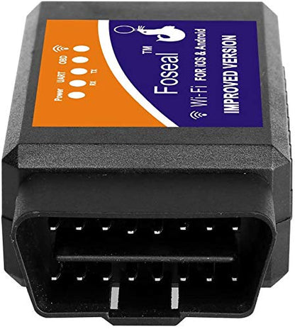 Foseal OBD2 Scanner, WiFi Car Code Reader Check Engine Light Diagnostic Scan Tool for iOS and Android