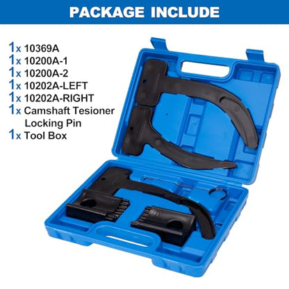 Toolwiz 3.6 Camshaft Phaser Timing Chain Tools Kit 6 PCS with Carrying Case | for VW Chrysler Jeep Dodge Grand Cherokee Wrangler 3.6L Engine Replace 10200A 10202 10369A 3.6 Pentastar Timing Tool Kit - size: Locking Tool Set with Carrying Case