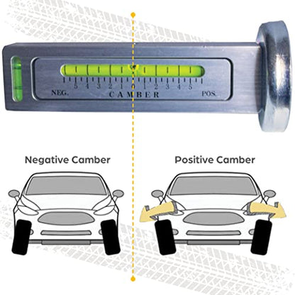 Camber Alignment Tool - Magnetic Wheel Alignment Gauge for Precise Adjustments