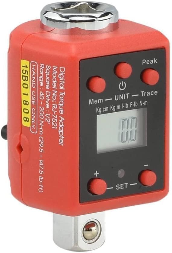 Neiko 20742A 100 lb Digital Torque Adapter, 15', 3/8" by Ridgerock Tools Inc. - style: 3/8" Drive