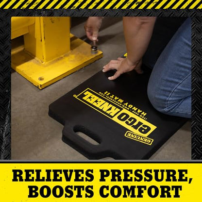 Foam Kneeling Mat, 14" x 21", 1" Thick Heavy-Duty Pad | Anti-fatigue foam, Large kneeling mat, Industrial use, Construction, Garden work, Knees & back support - size: Large Handy Mat (14” x 21”)