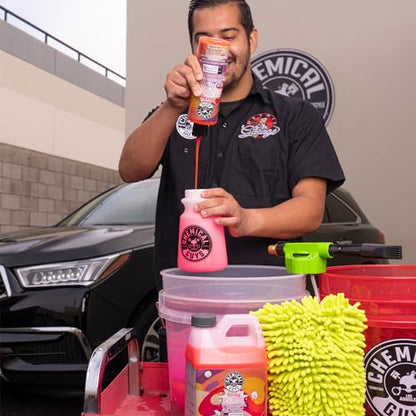 Chemical Guys CWS21516 Sticky Snowball Ultra Snow Foam Car Wash Soap (Works with Foam Cannons or Bucket Washes) Safe for Cars, Trucks, Motorcycles, RVs & More 16 fl oz, Cherry Scent - size: 16 Fl Oz (Pack of 1)