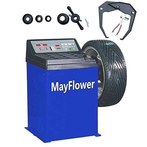 Mayflower - 1.5 HP Tire Changer Wheel Changers Machine Combo Balancer Rim Clamp 950 680 Bead Blaster / 1 Year Full Warranty