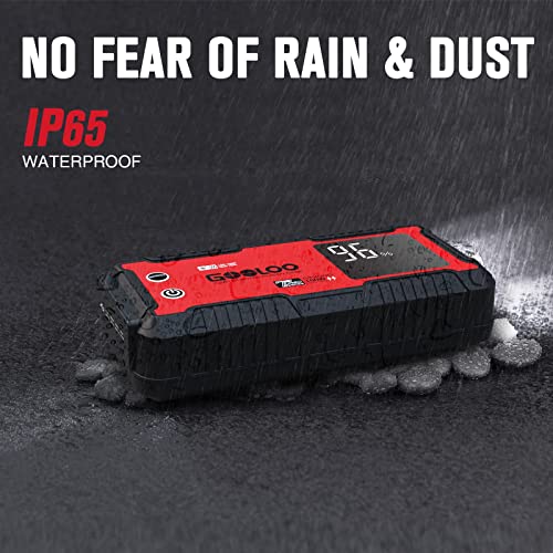 GOOLOO GT4000 Arctic Jump Starter with -40°F Battery Preheat Technology | 4000A Peak • Reliable Starts at -40°F • 100W Two-Way Fast Charging • Starts up to 12L Gas & 10L Diesel Engines