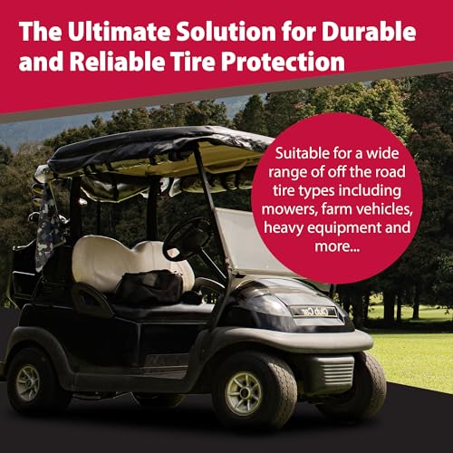 TECH Heavy Duty Tire Sealant - Preventing Flats & Sealing Punctures up to 1/2 Inch, Repairs Leaks in Tubeless Systems & Rims, Ideal for Off-Highway Use, Tube & Tubeless Tire Sealant Puncture Repair