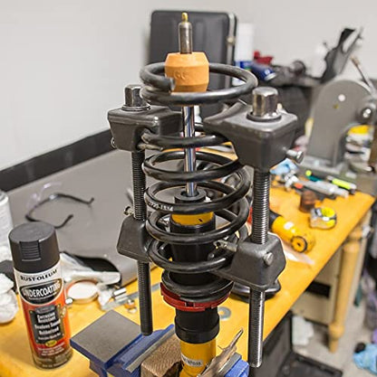 DAYUAN 2Pcs Macpherson Strut Spring Compressor Tool 12 Inch 1/2 Inch Drive | Fits 13/16" Socket，Compresses Most MacPherson Coil Springs，Forged Hooks，Built-In Safety Pins，300mm Length