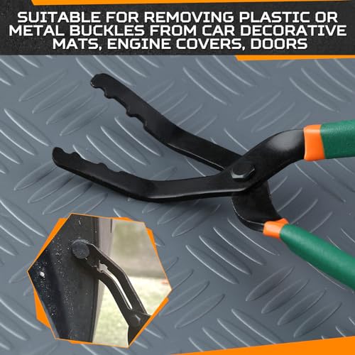 SPEEDWOX 45 Degree Trim Clip Pliers - Panel Clip Removal, Push Pin, Car Opener Kit - For Plastic & Metal Buckles, Car Decorative Mats & Doors - size: 45 degree