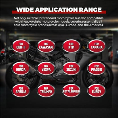 M4 Motorcycle Diagnostic Tool for Harley-Davidson, 17 Languages | Full-system 4-Pin/6-Pin motorcycle scanner with code reading and clearing, live data, service resets and active tests