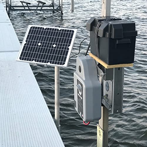 12V 20W Solar Battery Trickle Charger & Maintainer - Waterproof 20 Watt Solar Panel Built-in Ultra Smart MPPT Charge Controller + Adjustable Pole Mount Brackets for Pole Dia 1.5-3.0inch/40-80mm - size: BC-20W-PM PRO