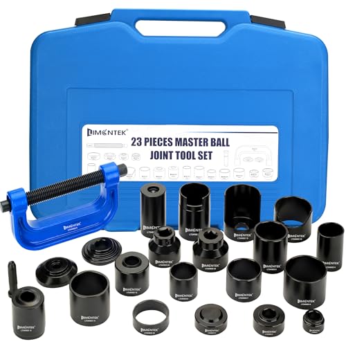 23Pcs Ball Joint Press Kit, Heavy Duty Master Ball Joint Removal Tool, U Joints and Brake Pins, Compatible with 2WD and 4WD Vehicles (Blue) - color: Blue