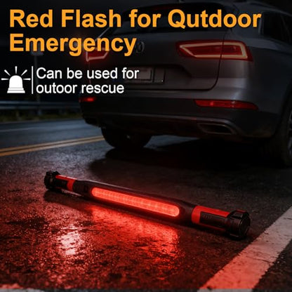 Magnetic Light for Car Hood, Rechargeable Underhood Work Light, with USB, 3 Lighting Modes, Super Bright Magnetic Utility Light for Mechanics, Accessories