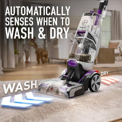 Hoover SmartWash Pet Automatic Carpet Cleaner Machine with Spot Chaser Wand | Deep Cleaning Carpet Shampooer Machine, Pair with a Hoover Carpet Cleaner Solution for a Bright, Refreshed Home - style: Smartwash Pet