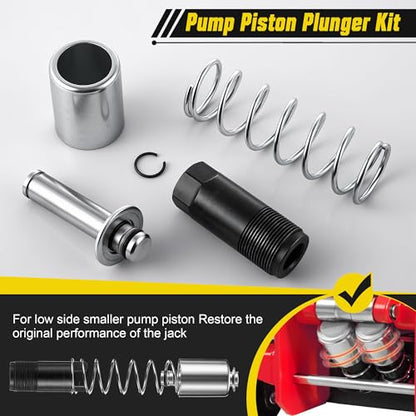 Saillong 3 Ton Dual Pump Floor Jack Rebuild Kit,Large & Small Low Side Pump Piston Plungers with 17PCS Seal Kit,Compatible with Pittsburgh,Big Red,Harbor Freight,Arcan,Horizontal Jack Replacement Part