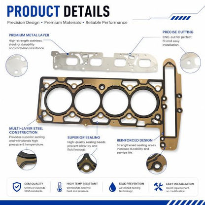 2.4L Timing Chain Kit VVT Sprocket Water Pump Fit For Chevy Buick 2010-17 | Fits GM 2.4L L4 Buick, Chevrolet & GMC models; timing chain kit with VVT sprockets, water pump and engine service parts. - size: Timing Chain Kit with Water Pump GM LAF 2.4L