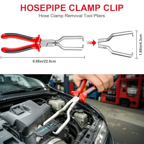 Upgrade Hose Clamp Kit for Water Hose and Coolant Radiator Heater | Automotive Hose Repair and Replacement