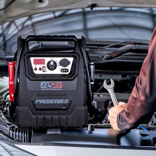 Schumacher Electric DSR ProSeries Car Battery Jump Starter, Maintainer & Portable Power Station - 12V 2000 Peak Amps & 400 Cranking Amps - with DC & USB Charging Ports - DSR157 - style: DSR157