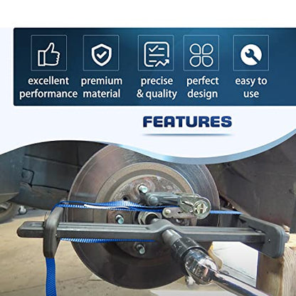 6980 Brake Drum and Rotor Puller Brake Hub Puller for Removing Brake Drums, Rotors, Drive Wheels, Gears, Flywheels, and Pulleys #717-6980