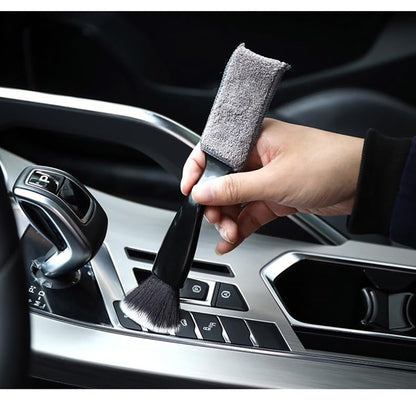 4PCS Car Interior Cleaning Brushes Car Interior Detailing Brush Car Detail Soft Brush Kit Interior Detailing Kit Tools Duster Brush for Auto Truck SUV Interior Cleaning Equipment
