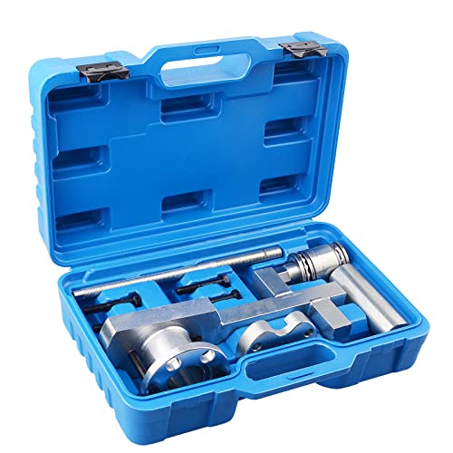 DAYUAN Crankshaft Pulley Puller Set Crankshaft Damper Pully Removal Install Tool | Remove and Install Crank Pulley，Compatible with Jaguar & Land Rover 3.0L V6 5.0L V8, Replaces OEM 303-1437 to 303-1441, Case