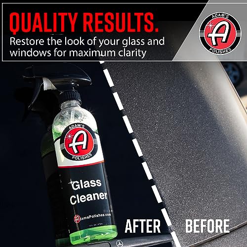 Adam's Polishes Glass Cleaner (Gallon) - Car Window Cleaner | Car Wash All-Natural Streak Free Formula For Car Cleaning | Safe On Tinted & Non-Tinted Glass | Won’t Strip Car Wax or Paint Protection - size: 128 Fl Oz (Pack of 1)