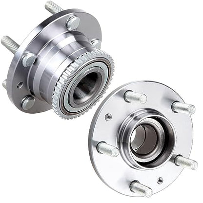 ECCPP 2-Piece 512271 Wheel Hub Bearing for Mazda 6 2003-2008 | for Mercury Milan 2006-2011 5 lugs w/ABS Sensor Pre-Greased Sealed - size: 512271*2