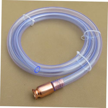 Ciieeo 1set Automatic Siphon Hose Kit Tube Copper Clamp Oil Transfer Transfer Water Siphon Hose for Cars and Use